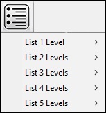 list styles menu