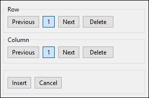 spatial math window; row and column example