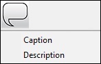 caption styles menu